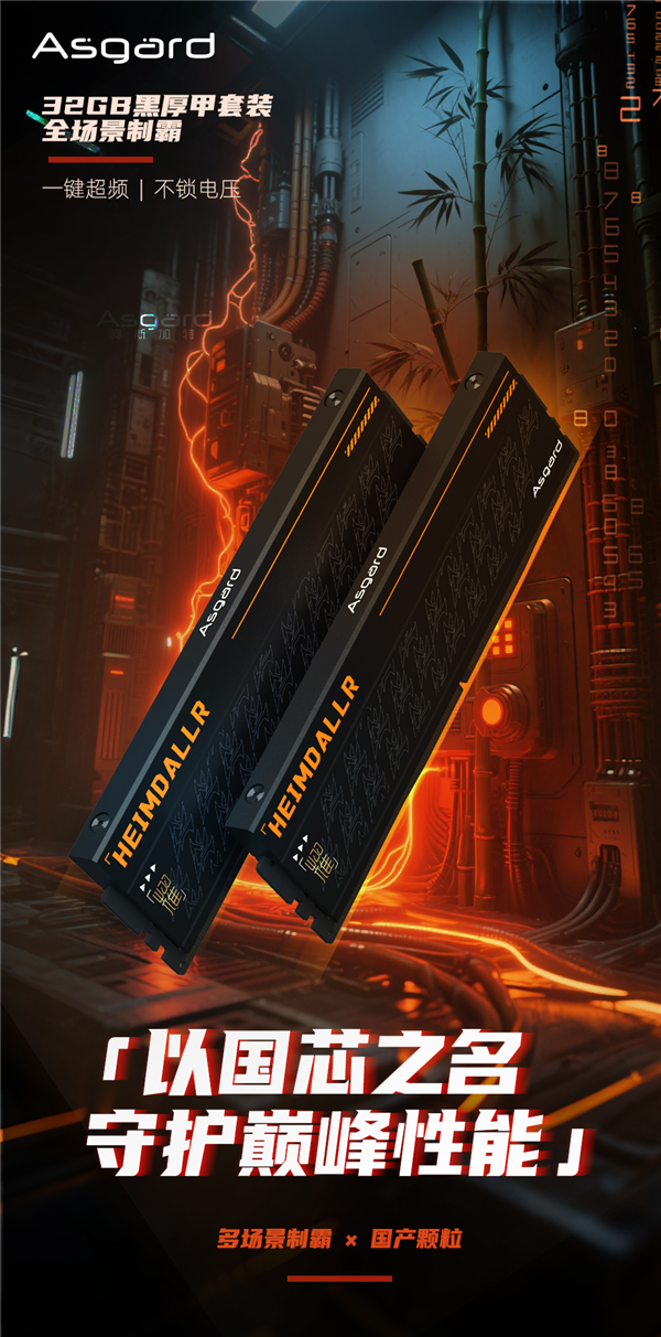 阿斯加特首款国产DDR5内存发布:32GB 6000CL36要价559元