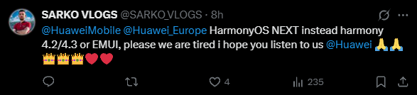 华为宣布Pura 80系列7月10日海外发布 网友喊话希望用鸿蒙系统